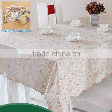 big sale !!!2015 new classic flannel/PVC/PE table cloth with good quality