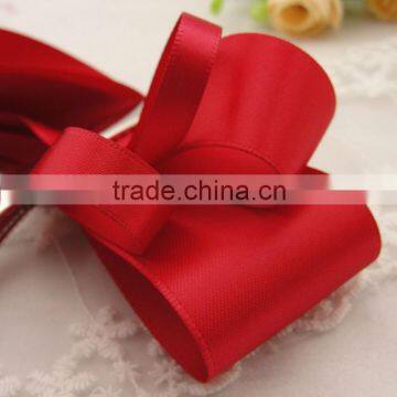 wedding dress satin ribbons bow