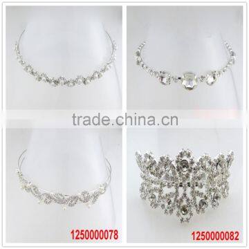 Diamond Latest Design Bridal Custom Pearl Headband photo-4