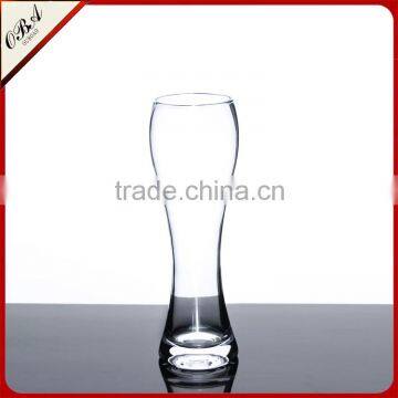 Wholesale handmade Glass wheat beer mug transparent glass beer glasses