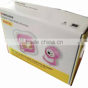 Wireless Digital 2 Ways Audio LED Music Baby Monitor Built-in Lithium Battery photo-4