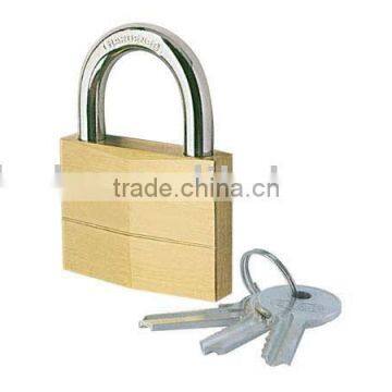 RHOMBUS BODY BRASS PADLOCK