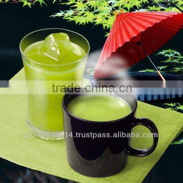 Japanese green tea drink powder for health and beauty