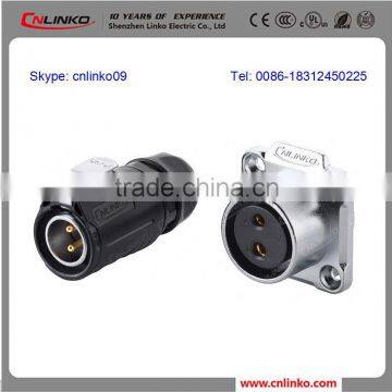 LP20 pin power connector waterproof IP67 for industry equipment