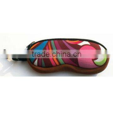 Colorful print glasses pouch eyeglass case sunglass bag