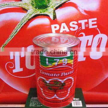 High quality competitive price tomato paste manufacture China factory 4500g canned tomato paste