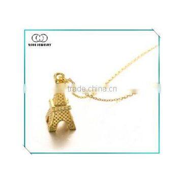 High Quality eiffel tower pendant necklace