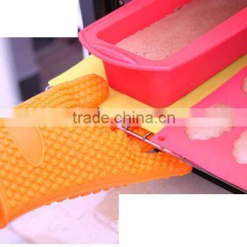 Kitchen Cooking Gloves Microwave Oven Non-slip Mitt Heat Resistant Silicone Glove Cooking Baking BBQ Oven Pot Holder Mitt photo-6