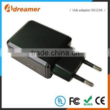 2016 Travel Accessories Wholesale Mini 5V 2.0A ul Usb Wall Charger photo-3