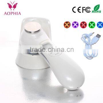 Newest Unique 6 In 1 Electronic Pain Free Facial Beauty Machines With Multifunction Anti-Redness