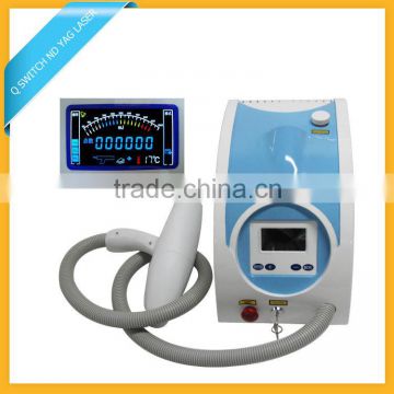 Long pulse mode 1064nm / 532nm q-switch nd:yag laser tattoo remover