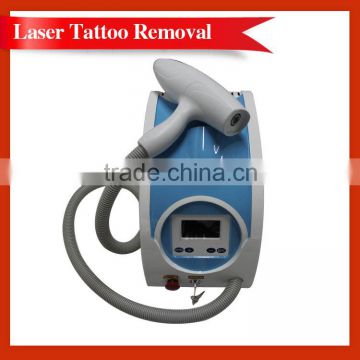 Portable Q switch Nd:Yag Laser tattoo removal aesthetic device