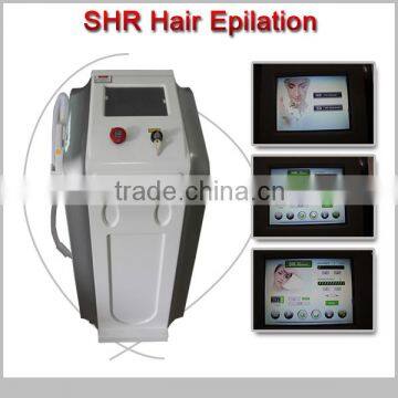 Professional In-motion SHR OPT machine for fast hair removal with 2 handles - C011