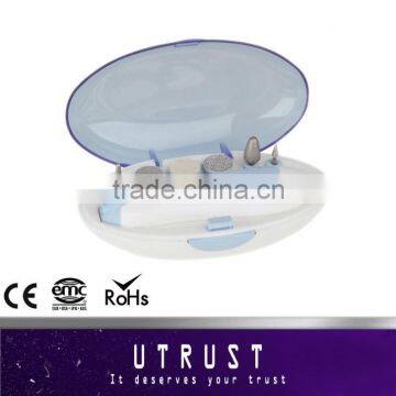 Supplier ABS Plastic ionic function Hot selling manicure & pedicure set