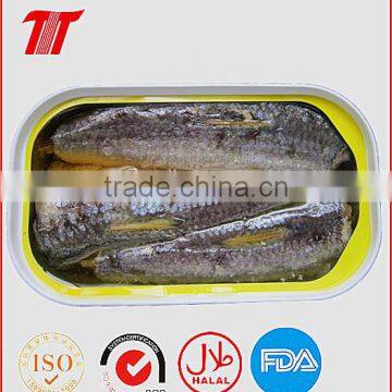 155g canned sardine in oil for Nigerian market