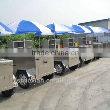 JX-HS120D Popular Mini Hot Dog Trailer Stainless Steel photo-6