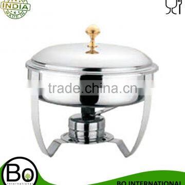 Stainless Steel D Model Round Lift Top Chafing Dish