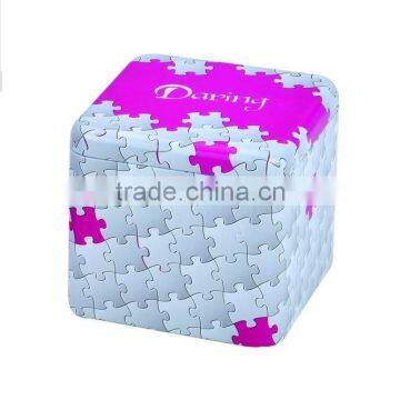 Square metal tin box for watch packing,colorfou gift tin box