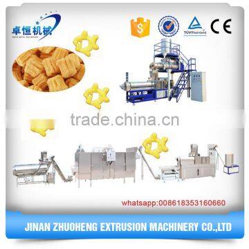 corn puff snack extruder / rice bulking machine /corn puffed expanded snacks food making machine