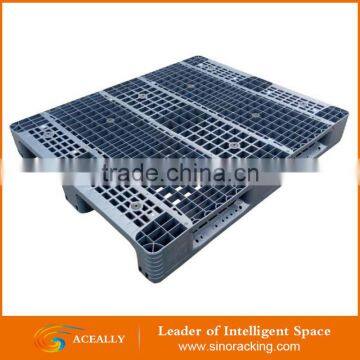 Warehouse 4 Entry Industrial Plastic Pallet Heavy Duty for Sale Chinese Pallet Company
