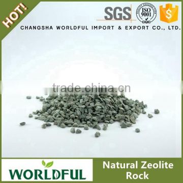 Green natural zeolite rock for water treatment feed additives,natural zeolite price