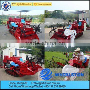 Whirlston AFRICA customer visiting middle rice combine harvester machine price