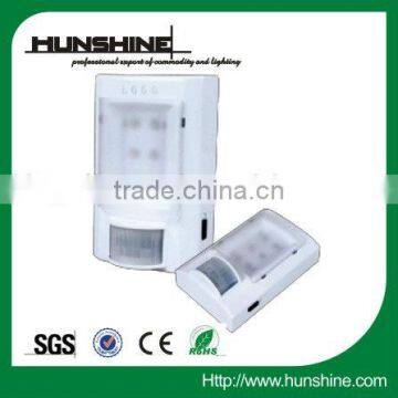 PIR+CDS sensor led light with 6led