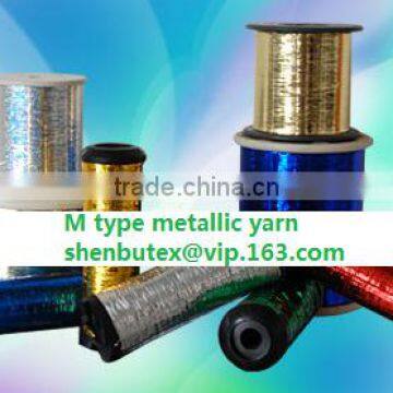 M, MH, MX, etc, type metallic yarn