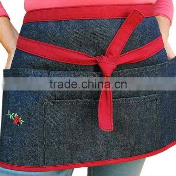 Fashion Denim Jean Waist Apron With Convenient Pockets photo-5