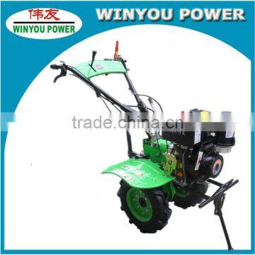 China WY1080 Engine Gasoline and Diesel Power Tiller/Mini Walking Tractor/Ditcher For Sale