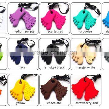 China Teether BPA Free 10 Pcs per Color Teething Pendant Necklace photo-5