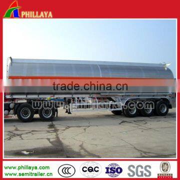Aluminum Alloy Manhole Cover Fuel Tanker 3-axle 46.8 Cbm Oil Tanker Vessel For Sale photo-2