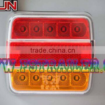 Yellow and Red LED light and reflector 12V for sale