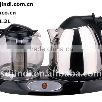 Stainless steel kettle set with keep warm function