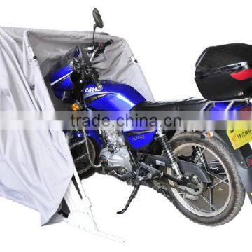 Foldable Outdoor Waterproof Motorcycle Tent Cover Anti UV Simple Garage photo-2