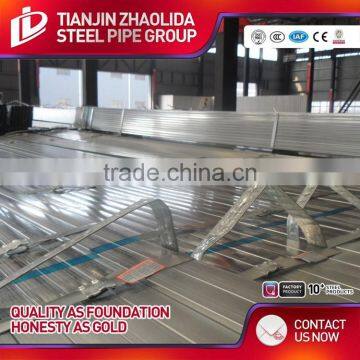 Dia 21.3 - 609.6 mm Hot Rolled Pre Galvanized Steel Square Tube Made in Tianjin China