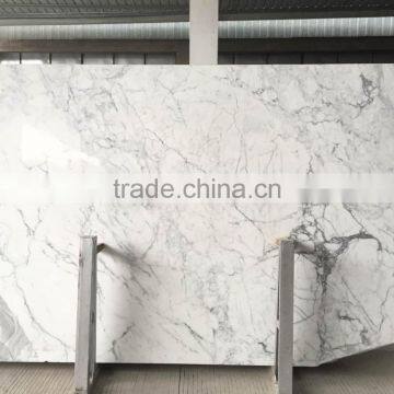 Statuario White Marble Custom Cut Marble Table Top photo-6