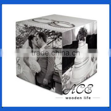 High Quality Wooden Digital Printing Cube