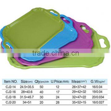 Serving Tray Sets, Square Melamine Handle Tray photo-2