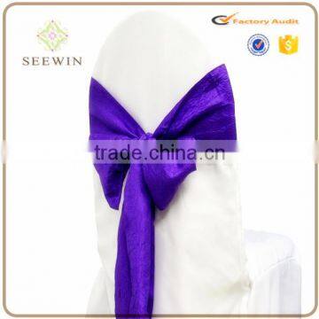 Colorful Tafetta Fabric Chair Sash for Chair Decoration photo-6
