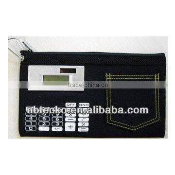 Stationery bag with calculator for promotion gift
