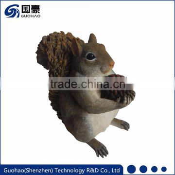 Custom resin artificial squirrel decoration manufacturer