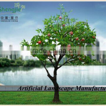 SJ0007 5M height LED peach trees with fruit light,led flower tree,led fruit tree for outdoor decoration