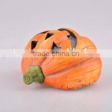 Pumpkin Candle Holder Ceramic Artware/Home Decoration Halloween Candlestick photo-5