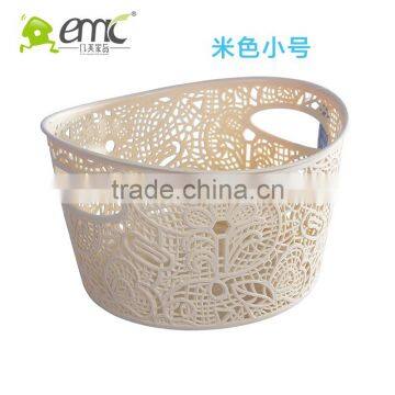 Lace Design Plastic Basket, Lace Baskets, Plastic Round Shape Basket photo-4