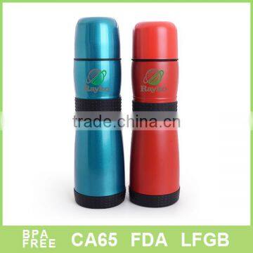 500ml Thermos flask with silicon band and nice coating