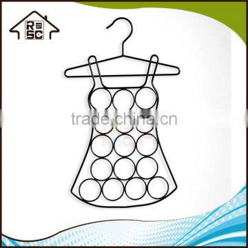 NBRSC Reliable Company Dress Shaped Metal Scarf Hanger for Closet Space photo-3
