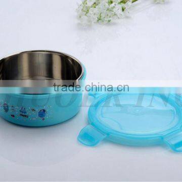 High Quality Round Locked Plastic Bowl