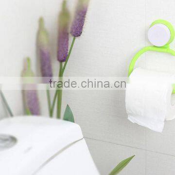 Vacuum Suction Cup Kitchen and Bathroom Plastic Shelf/holder/Towel Rack/roll Tissue Stand photo-2