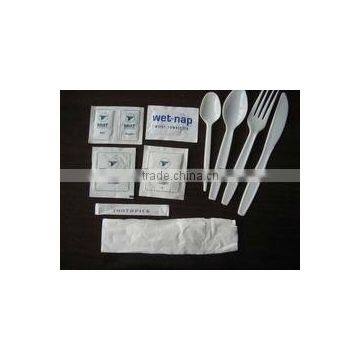 airline cutlery kit with condiment 11 in 1